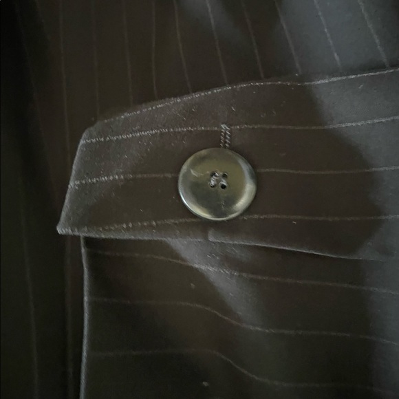 Armani Collezioni black one button blazer-16 - Picture 10 of 16